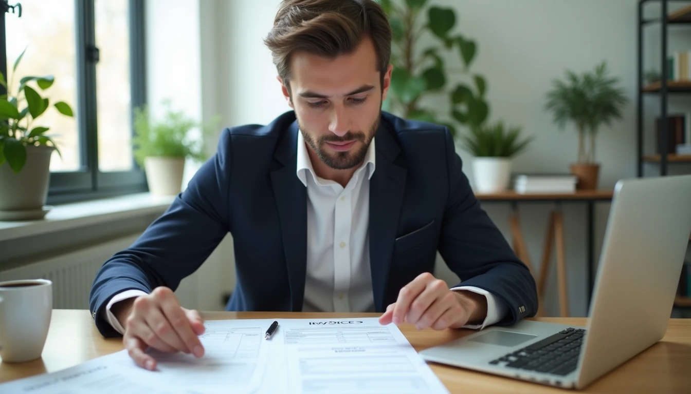 Modele facture auto entrepreneur Excel et Word téléchargeable