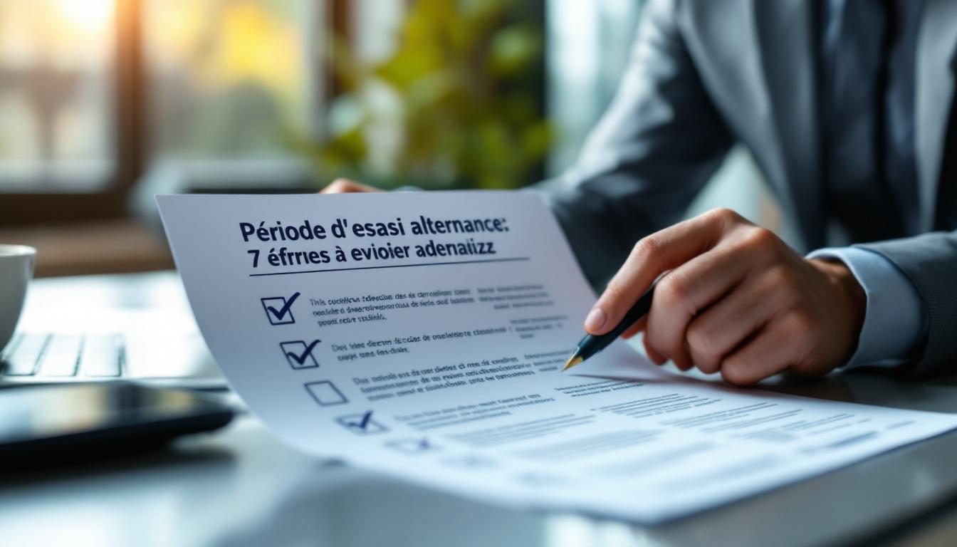 Période d'essai alternance : 7 erreurs à éviter absolument